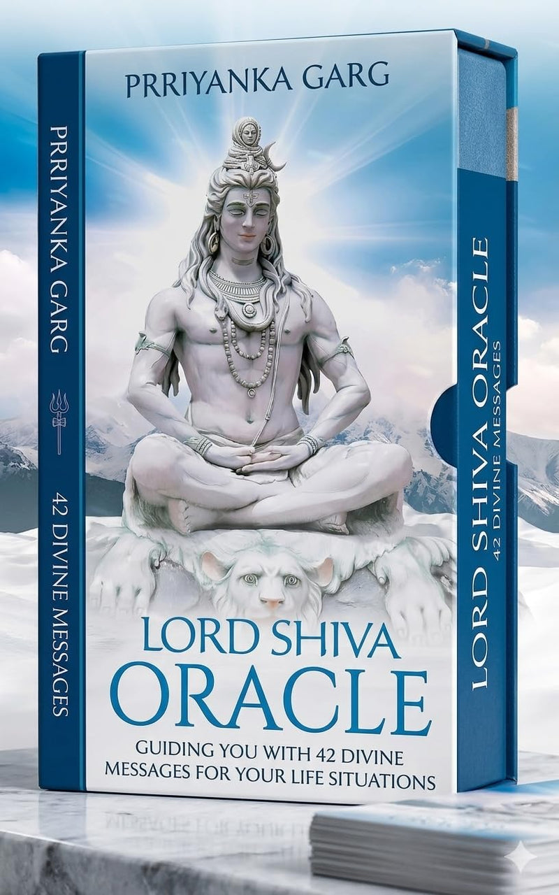 ESSENCIO Shop Tarot Shiva Oracle Cards Game Set Colorful with Vibrant Images - A 42 Card Deck with Guidebook
