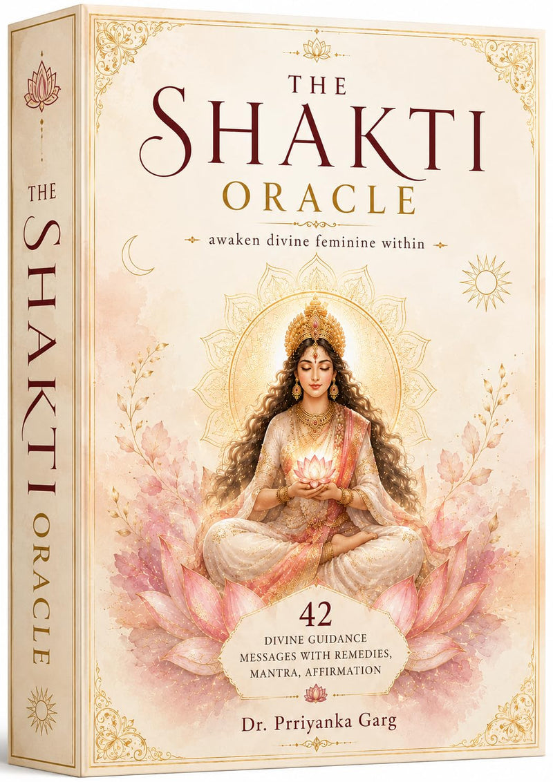 Tarot Shakti Oracle- 42 Full Colored Thick Cards, Messages from Goddess from her Life situations, Free Guidebook