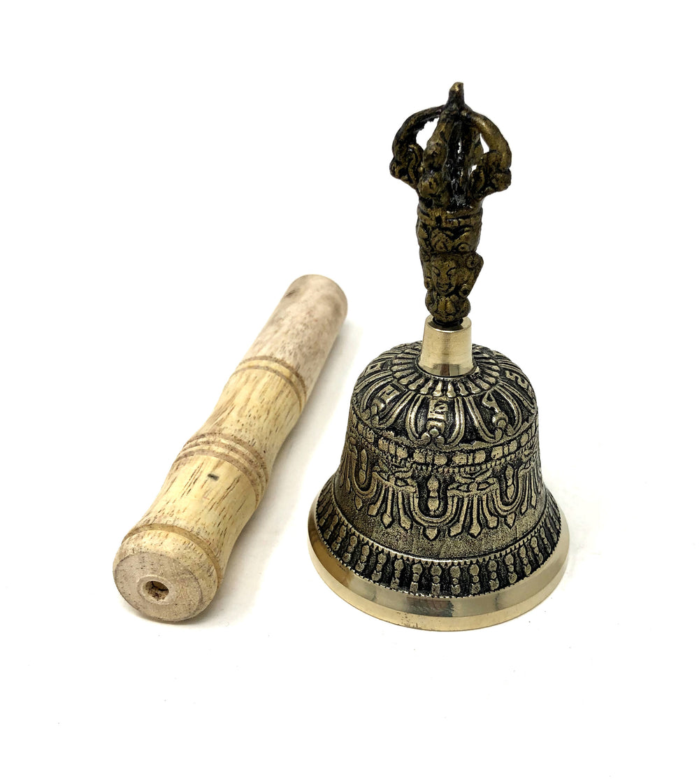 Tibetal bell with striker 6 inches