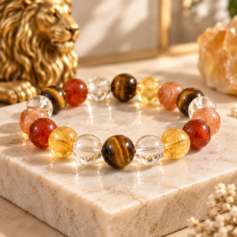 crystal bracelet for Leo