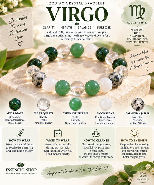 Crystal  bracelet for virgo