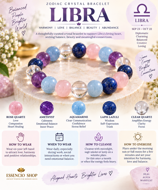 crystal bracelet for Libra