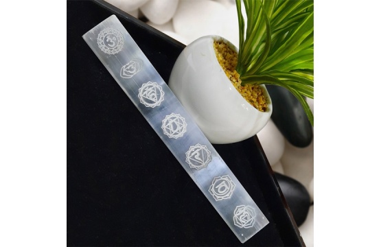7 Chakra Selenite Strip