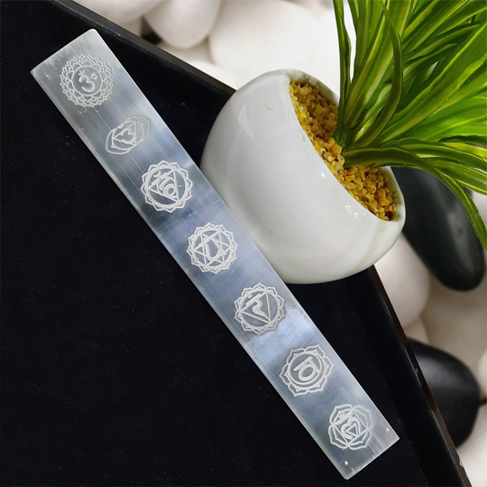 7 Chakra Selenite Strip