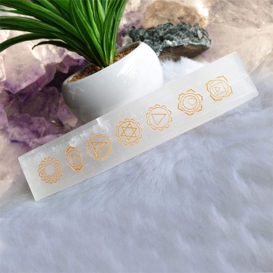 7 Chakra Selenite Strip - Image 3