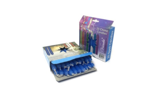 Blue Color Candle Set of 20, 4 Inch Long