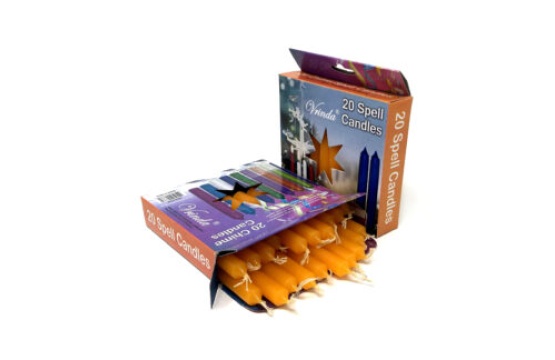 Orange Color Candle Set of 20, 4 Inch Long