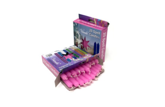 Pink Color Candle Set of 20, 4 Inch Long