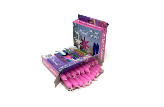 Pink Spell Candles 4 inches set of 20