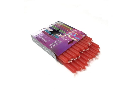 Red Candles for Spells 4 inches Set of 20
