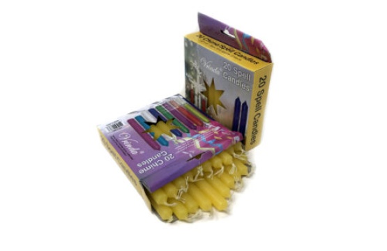 Yellow Color Candle Set of 20, 4 Inch Long