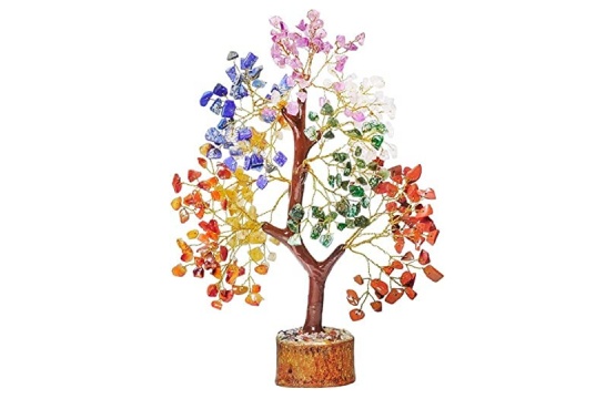 7 Chakra Crystal Tree 10 Inches