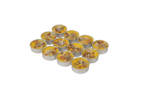 Yellow tealight aromatherapy 18 candles