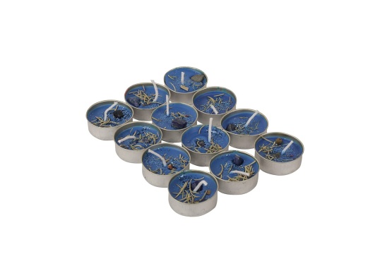 Blue tealight aromatherapy 18 candles