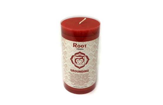 Heart Chakra Pillar Candle ( 3*6) Green Color