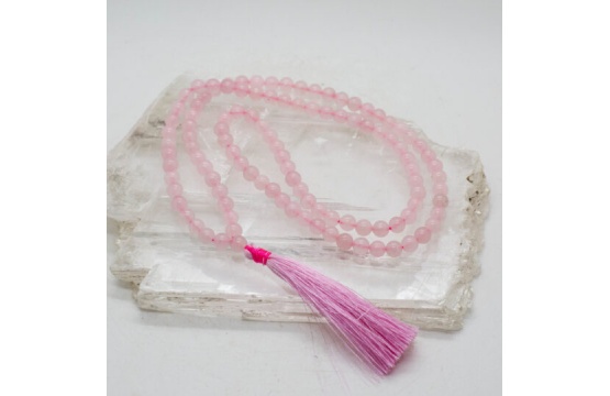Rose Quartz Mala (8mm)