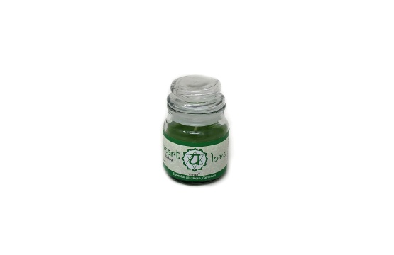 Heart Chakra Pillar Candle ( 85gm) Green Color