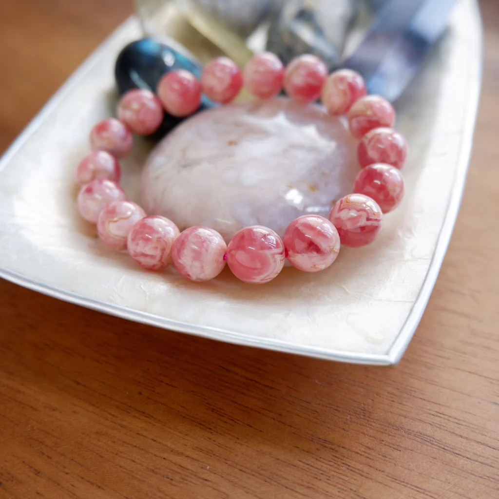 Rhodocrosite bracelet
