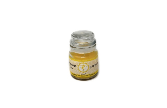 Solar Plexus Chakra Pillar Candle 85gm yellow