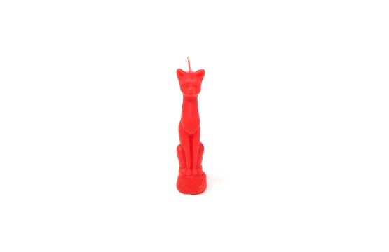 Red Cat Candle 5.5 Inch
