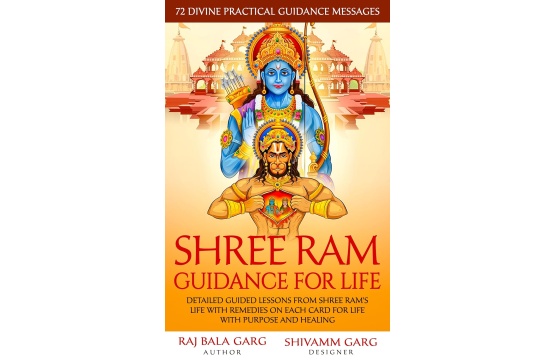 Lord Ram Oracle Card Set - A 72 Full Color Cards (Thick Cards) with Rama's lesson and remedy for life's problem
